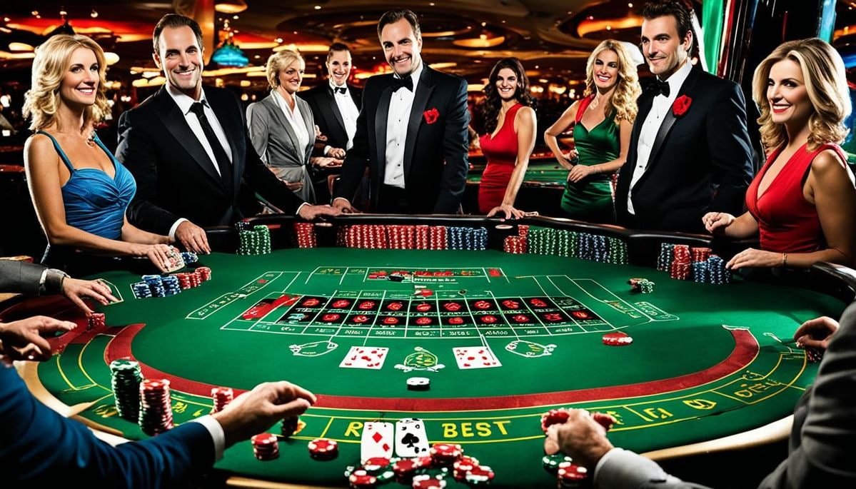 Live casino table games and slots entertainment on ff777